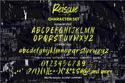 Reissue – Rough Brush Font, a Handwritten Font by Almarkhatype (Thumbnail 7 of 8)