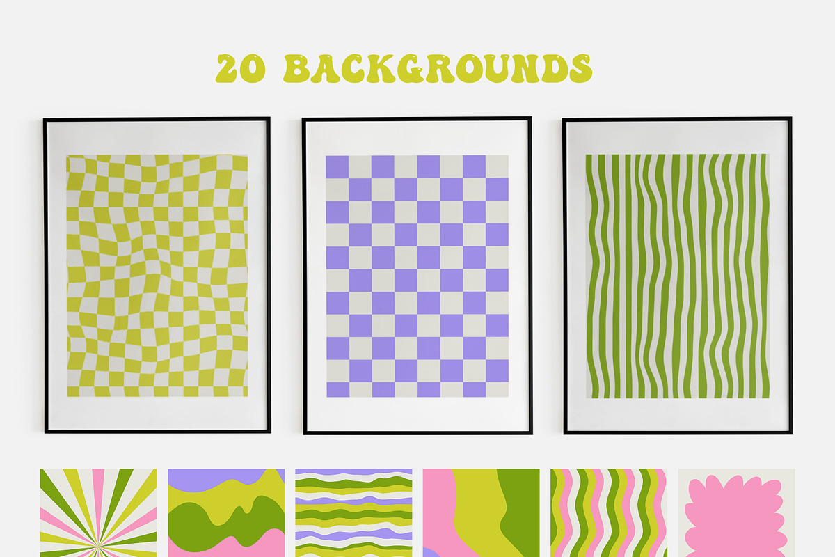 Groovy Spring, a Background Graphic by Bosotochka♥Art (Photo 8 of 12)