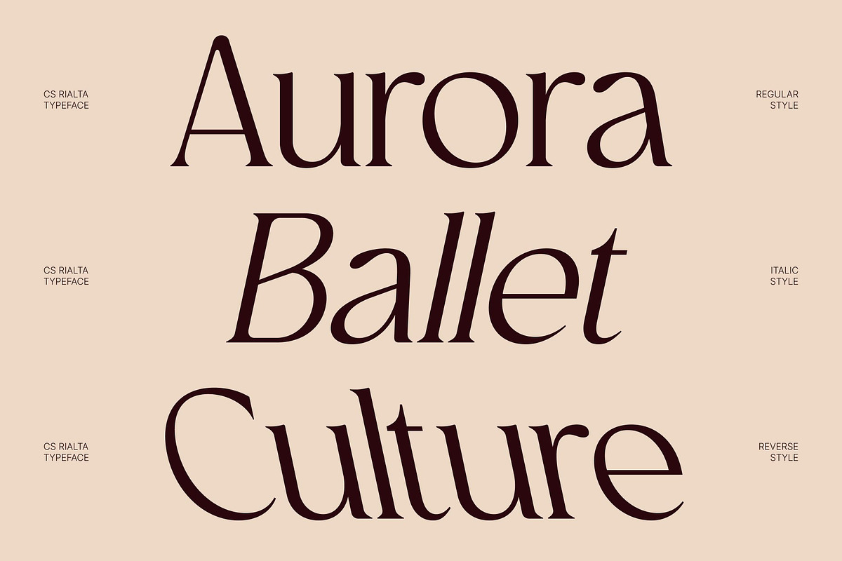 Rialta – Elegant Serif Font, a Serif Font by Craft Supply Co. (Photo 3 of 8)