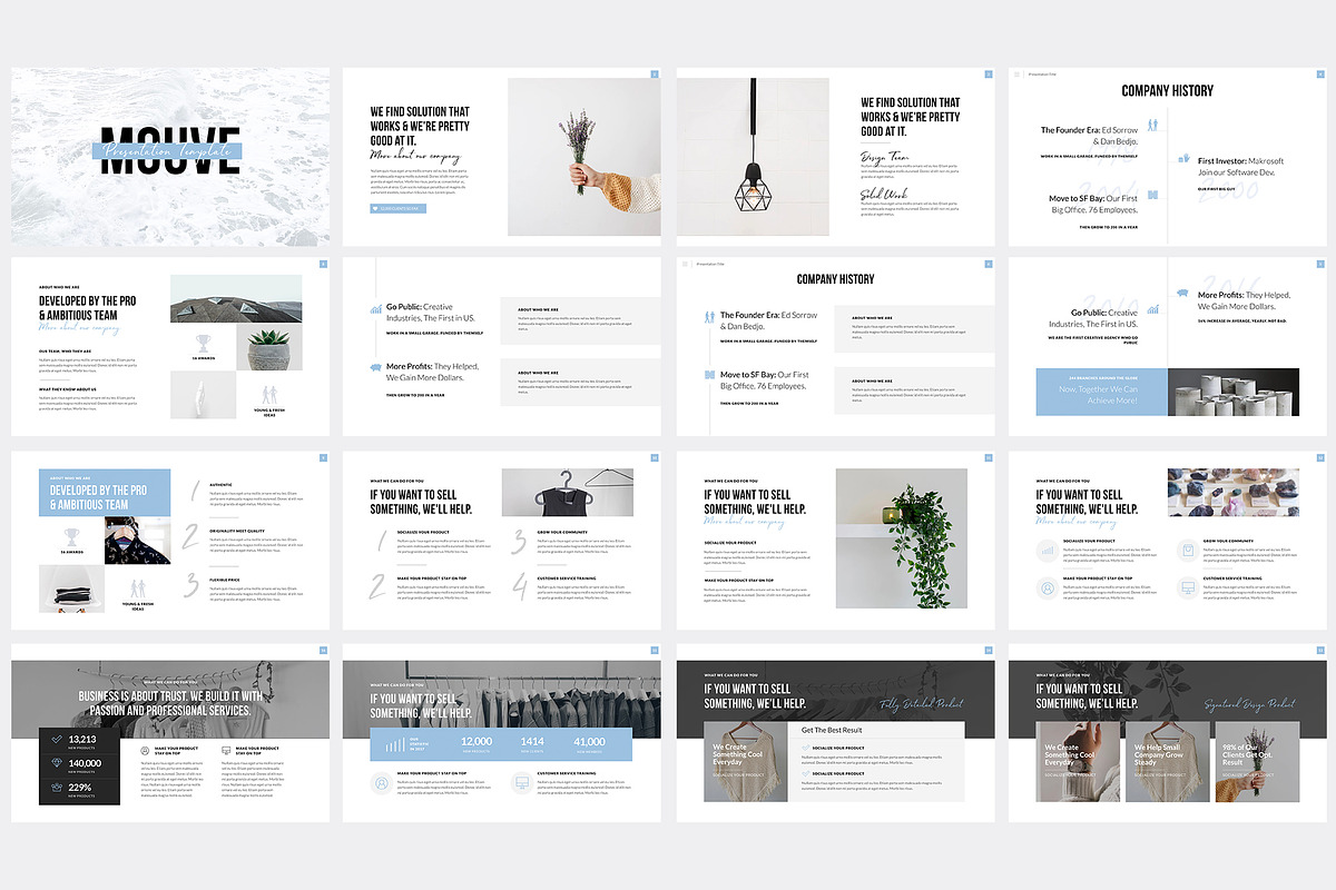 MOUVE - Elegant Powerpoint Template, a Presentation Template by Slidehack (Photo 4 of 4)