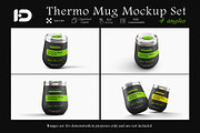 Thermo Mug Mockup Set, a Cups & Container Mockup by ForgeDesign (Thumbnail 1 of 7)