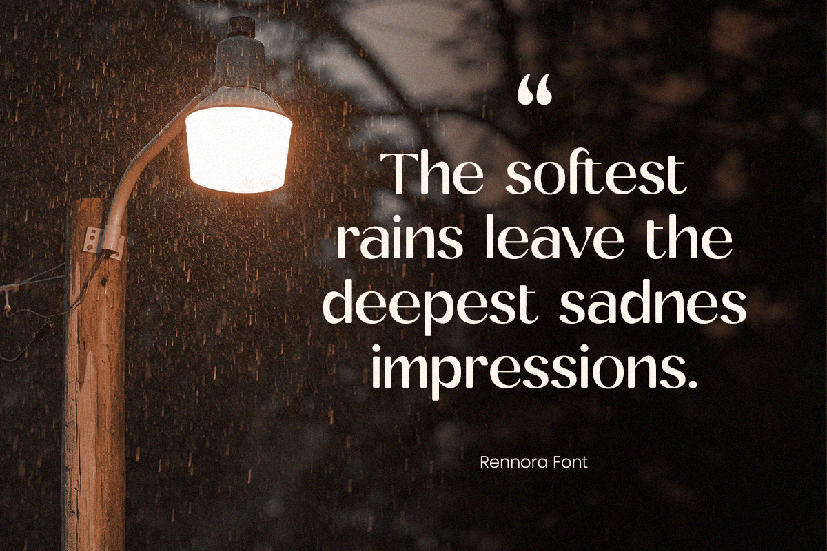Rennora - Branding Sans Serif Font, a Sans Serif Font by TokoPress (Photo 7 of 12)