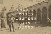 Burro Southwest Font, a Serif Font by Chad Alan Steinborn (Thumbnail 3 of 3)
