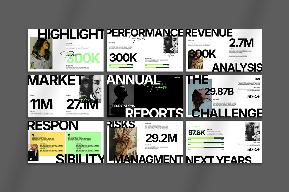Annual Report Presentation Template, a Presentation Template by Oriofix (Photo 11 of 11)