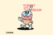Happy Ice Cream Mascot, an Illustration by kalehstudio (Thumbnail 4 of 5)
