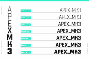 Apex Mk3, a Sans Serif Font by Jeremy Nelson Design (Thumbnail 2 of 15)