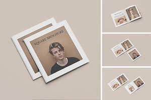 Square Catalog Brochure Mockup