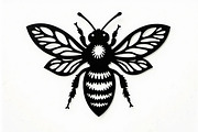 Botanical Bee Vector Design Bundle, an Illustration by abu67222 (Thumbnail 6 of 9)
