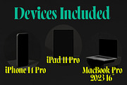 iPad, iPhone & MacBook 5K Mockups, a Device Mockup by Frisk Shop (Thumbnail 16 of 20)