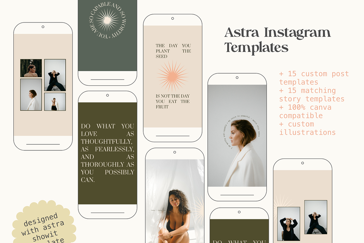 Astra Canva Templates, a Social Media Template by Figue Studio (Photo 2 of 4)