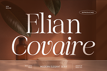 Elian Covaire Modern Elegant Font