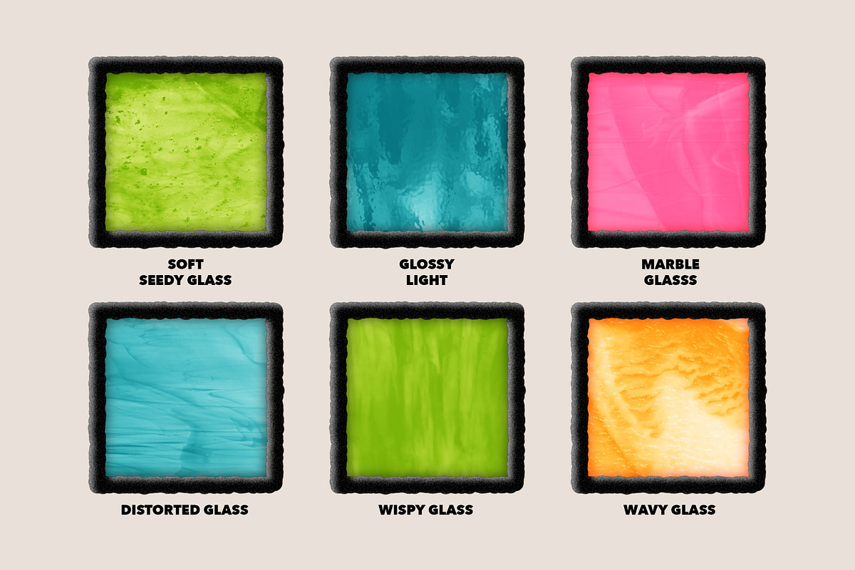 Stained Glass Brushes For Procreate, a Brush Add-On by seamless team (Photo 10 of 11)