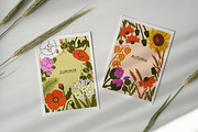 Flower posters, cards for 4 seasons, a Background Graphic by Good Studio (Thumbnail 6 of 9)