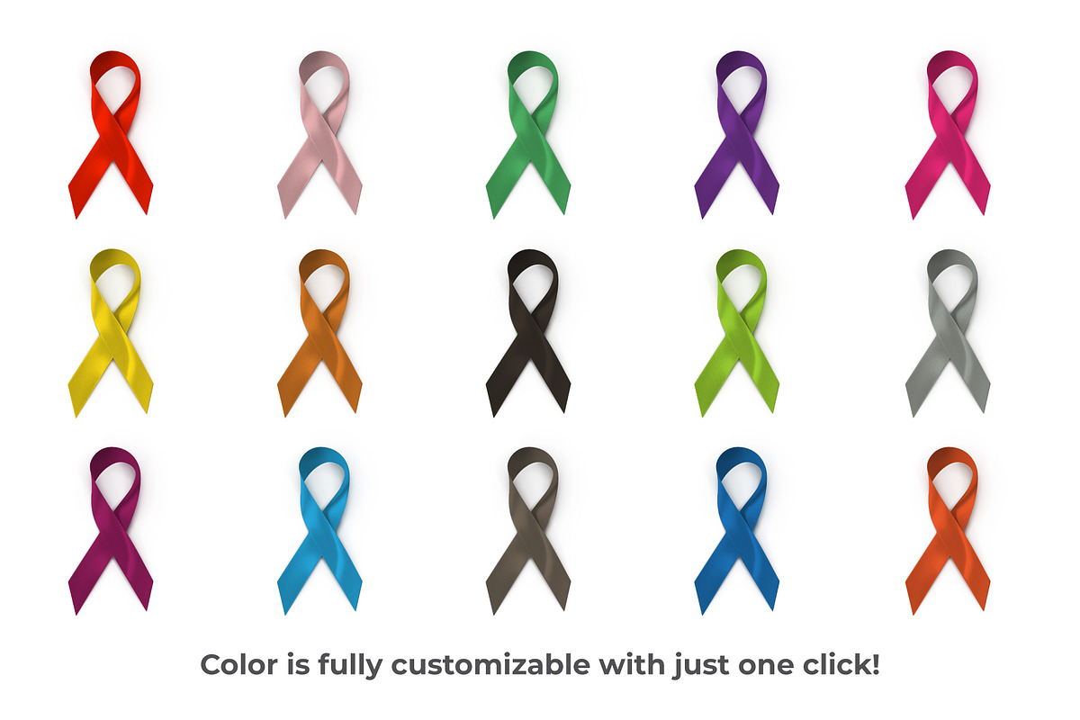 Custom Cause Ribbon, an Object Graphic by Loudoun Design Co. (Photo 2 of 2)