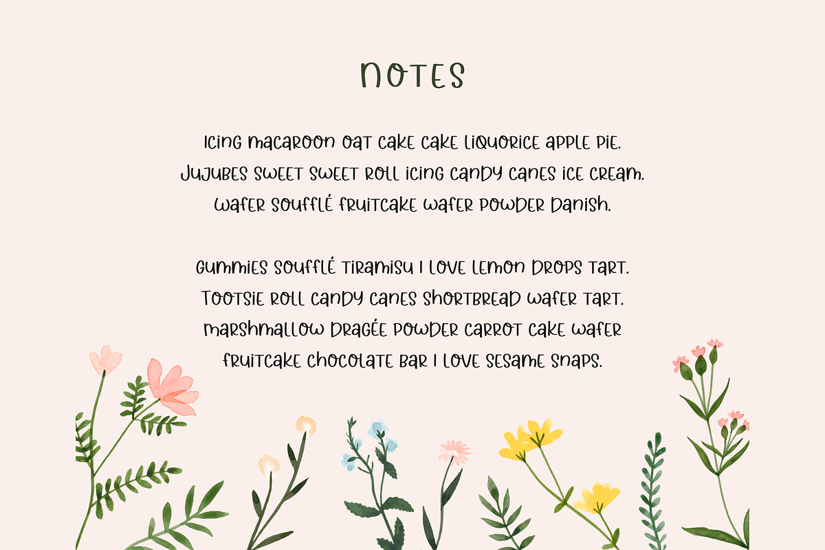 Miss Loreen, a Handwritten Font by Sofia Skoog (Photo 5 of 12)