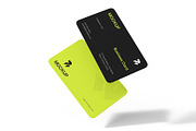 Floating Rounded Business Card Mock, a Product Mockup by graphypix (Thumbnail 1 of 4)