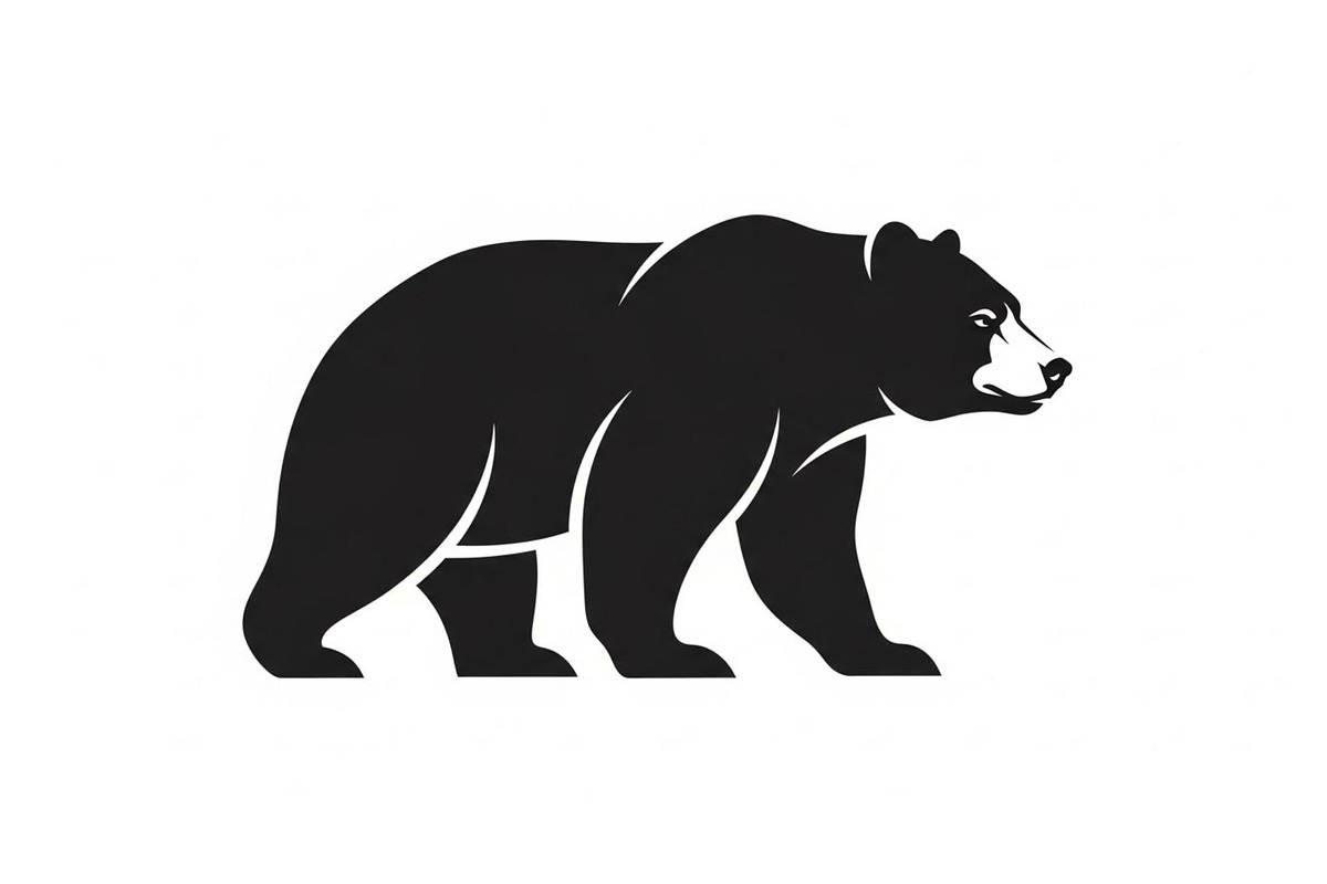Nature Wildlife Bear Silhouette Bund, an Illustration by Designs_River (Photo 43 of 51)