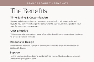 Squarespace Template: Sofia