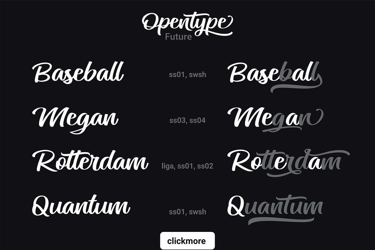 Mateo Script Fonts preview 3