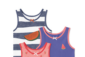 Baby Girl Tank Top Mock-ups Set