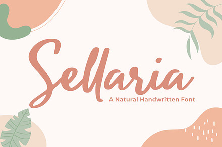 Sellaria - Handwritten Font, a Script Font by Good Java Studio