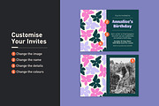 Annalise Birthday Invitation, an Invitation Template by Mountain Folk Creative (Thumbnail 4 of 7)
