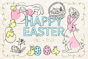 Easter Doodles & Decorative Frames, a Seasonal Illustration by Schumacher Shop (Thumbnail 1 of 11)