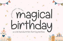 Magical Birthday - Handwritten Font