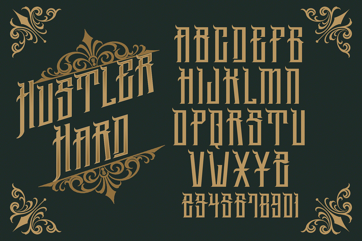 Mockrim Modern Blackletter, a Blackletter Font by dansdesign (Photo 3 of 6)
