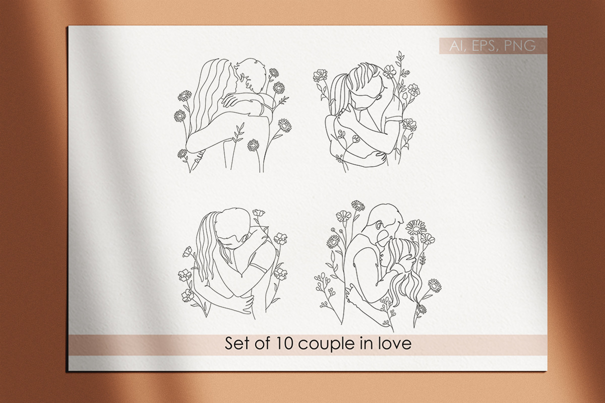 SALE Couple in love illustration, a Person Illustration by velychko.ua (Photo 6 of 7)