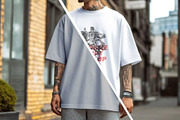 Oversize T-shirt Mockup, a Shirt Mockup by Akrinity Digital (Thumbnail 2 of 2)
