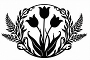 Elegant Floral Frame Set, an Illustration by BIPLOB EXPERT (Thumbnail 6 of 9)