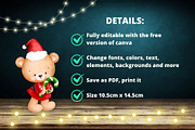 Christmas Card Templates Canva Set, a Card Template by Ellis Art (Thumbnail 4 of 5)