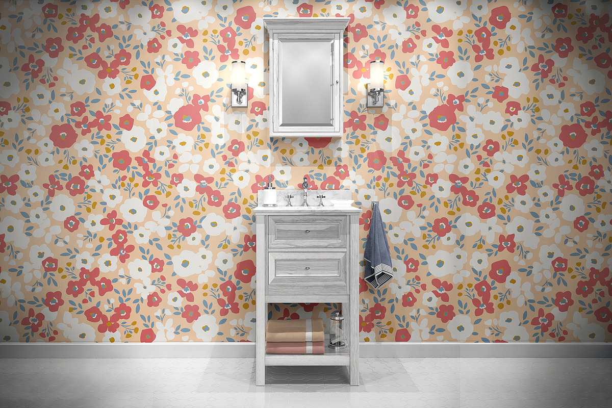 Botanical Elegant Floral Pattern, a Pattern Graphic by StudioGlouna (Photo 8 of 13)