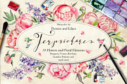 Terpsichore watercolor set., a Decorative Illustration by artabramova (Thumbnail 1 of 10)