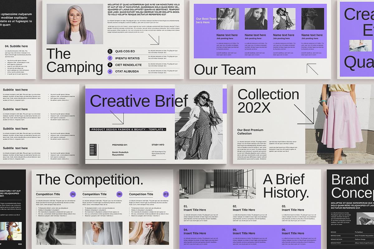 Creative Brief Presentation Template, a Brochure Template by E-Type (Photo 1 of 5)