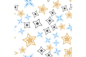 Geometric abstract seamless, a Pattern Graphic by RODINA