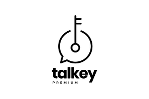security chat line logo design, a Branding & Logo Template by devastd
