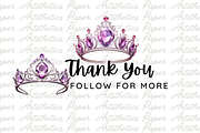 Amethyst Tiara Clipart, a Decorative Illustration by Paper Artsthetics (Thumbnail 5 of 5)
