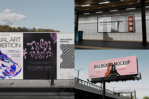 Advertising Billboard Mockup