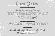 Coreet Quotes | a handwritten font, a Handwritten Font by Beautypes (Thumbnail 7 of 8)
