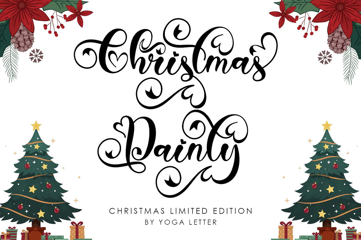 Christmas Beautiful Bundle, a Handwritten Font by Yoga Letter (Photo 7 of 11)