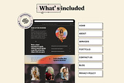 Squarespace Website template, a Squarespace Template by Ciel Lumiere (Thumbnail 4 of 11)