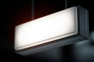 Modern, minimalist sign light mockup, a Background Photo by MistyDay