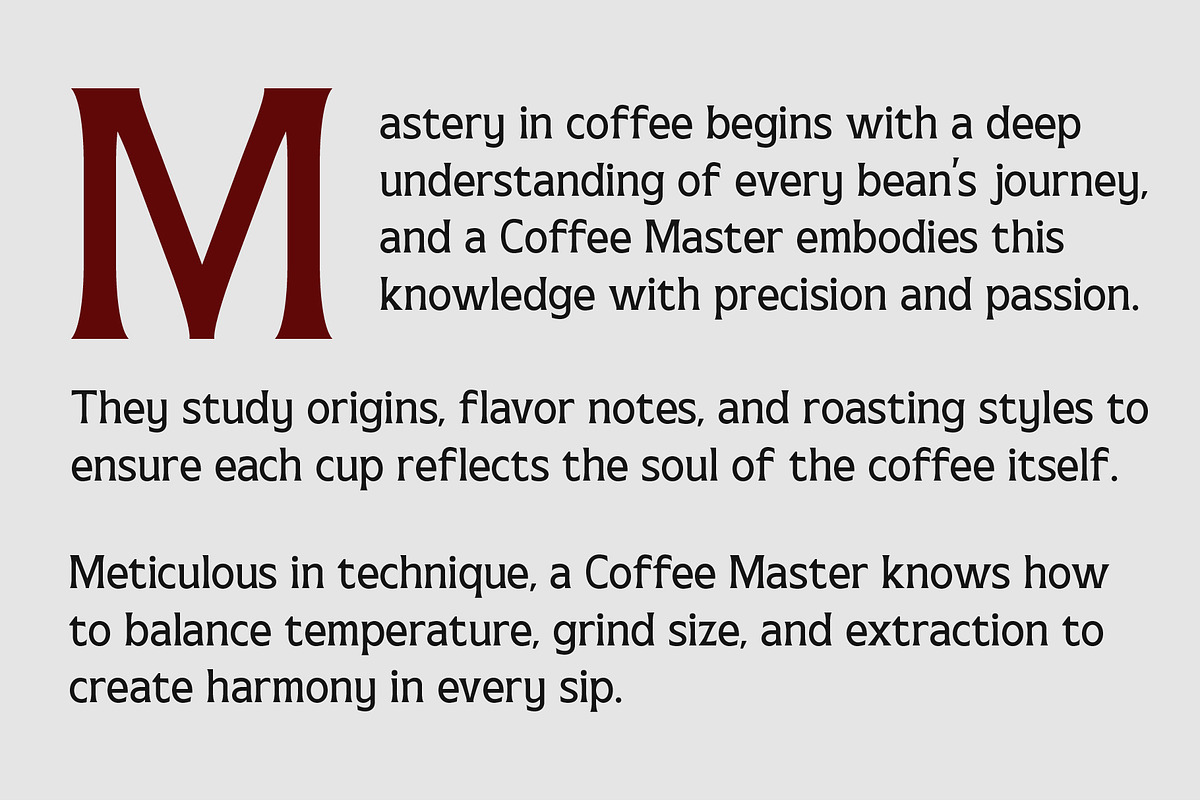 Eutron Font, a Serif Font by Rhtype (Photo 6 of 6)