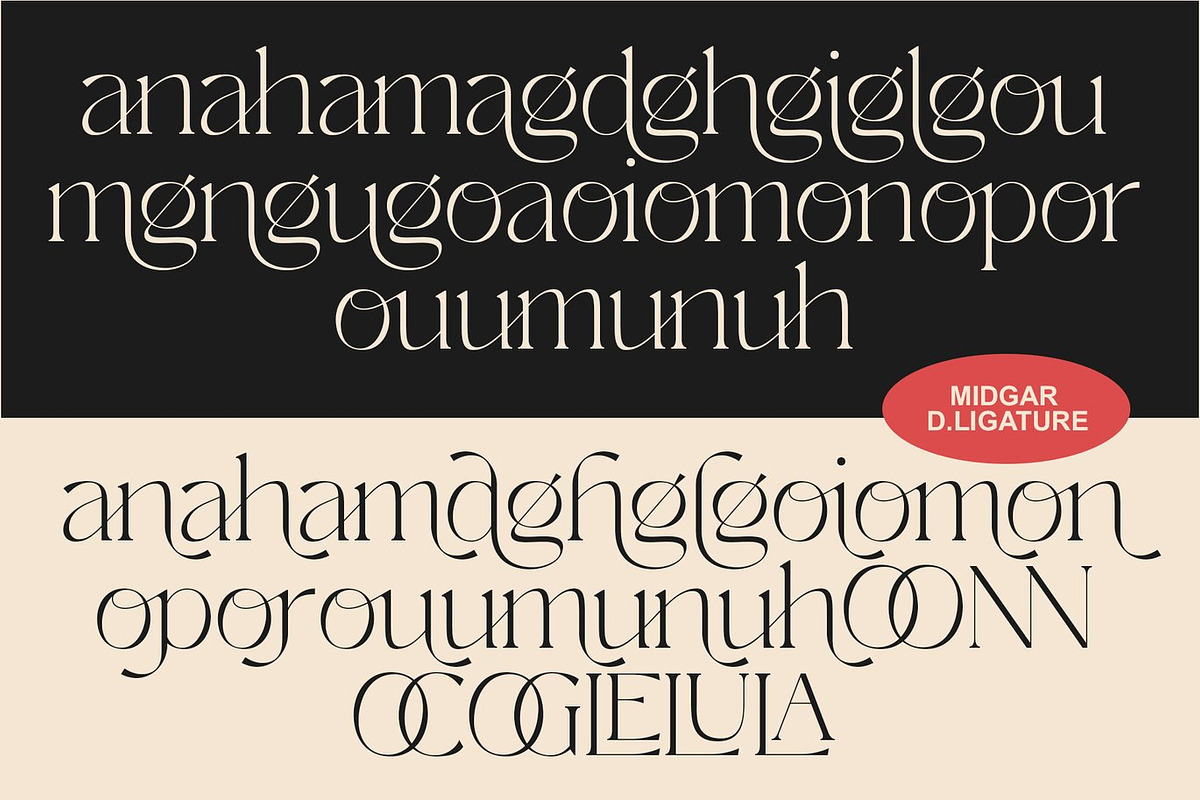 Moarigt Elegant Ligature Serif, a Serif Font by Luna Shop (Photo 2 of 10)