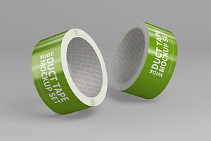 Wide Duct Tape Mockup Set