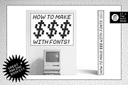 Tickerbit Pixel Font, a Sans Serif Font by That That Creative (Thumbnail 4 of 9)