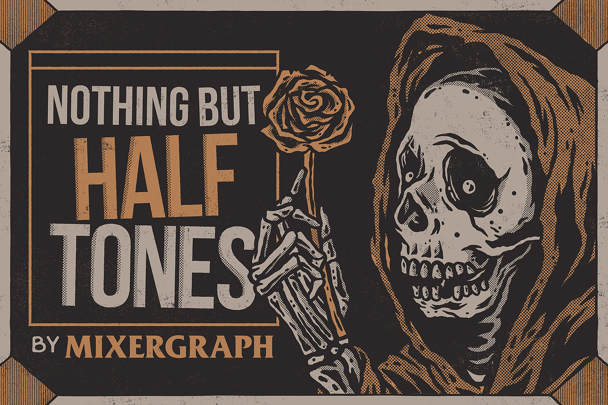 Nothing but Halftones, a Brush Add-On by Mixergraph (Photo 1 of 4)