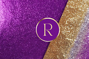 Royal Gold Pink Glitter Textures, a Background Graphic by by creative paper (Thumbnail 2 of 9)